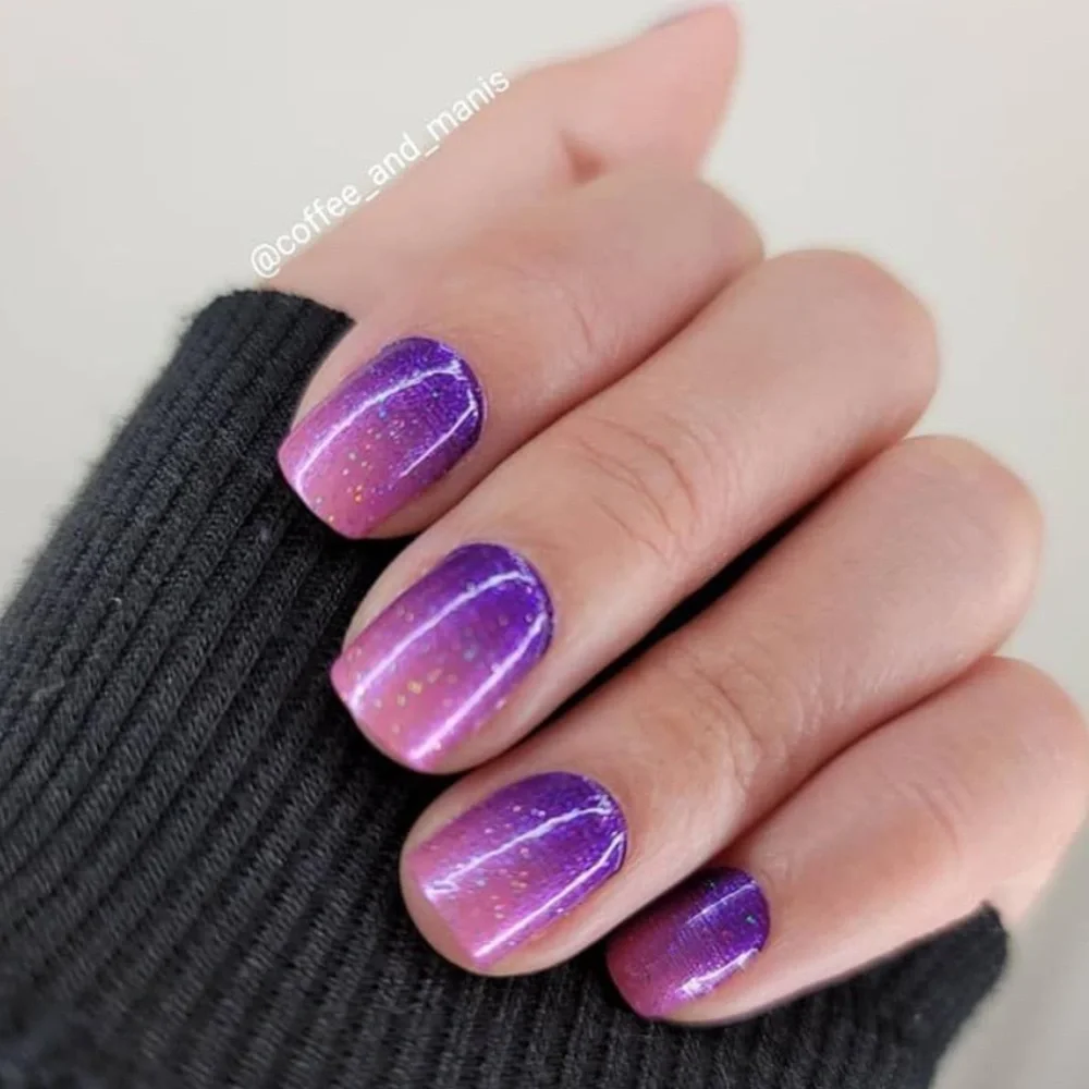 *Retired* Color Street: Til the Glitter End | Pink Purple Gradient Glitter Party